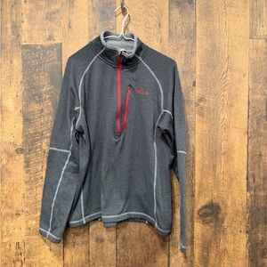 Rab Nucleus Pull-On men's fleece jacket in a grey medium